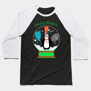 Matching Christmas for Family, Cousin Penguin The Mischievous one Baseball T-Shirt